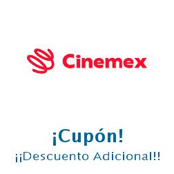 Logo de la tienda Cinemex con cupones de descuento