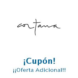 Logo de la tienda Cortana con cupones de descuento