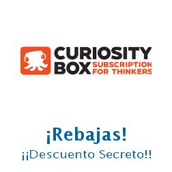 Logo de la tienda Curiosity Box con cupones de descuento
