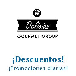 Logo de la tienda Delicias Gourmet Group con cupones de descuento