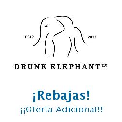 Logo de la tienda Drunk Elephant con cupones de descuento