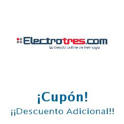 Logo de la tienda Electrotres con cupones de descuento