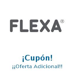 Logo de la tienda FLEXA con cupones de descuento
