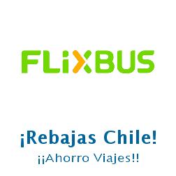 Logo de la tienda FlixBus con cupones de descuento