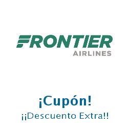 Logo de la tienda Frontier Airlines con cupones de descuento
