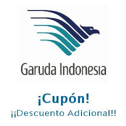 Logo de la tienda Garuda Indonesia con cupones de descuento