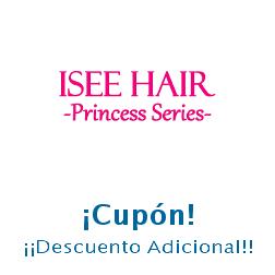 Logo de la tienda ISEE Hair con cupones de descuento