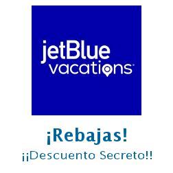 Logo de la tienda Jet Blue Vacations con cupones de descuento