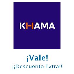 Logo de la tienda Khama con cupones de descuento