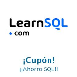 Logo de la tienda LearnSQL con cupones de descuento