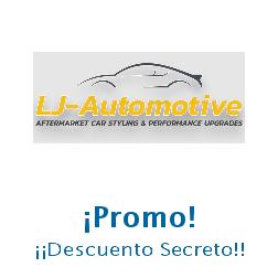 Logo de la tienda LJ Automotive con cupones de descuento