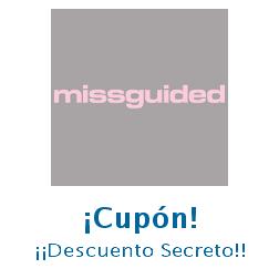 Logo de la tienda Missguided con cupones de descuento