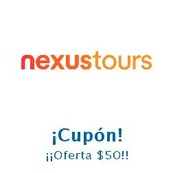 Logo de la tienda NexusTours con cupones de descuento