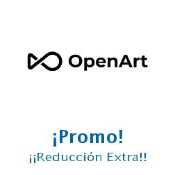 Logo de la tienda OpenArt AI con cupones de descuento