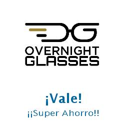 Logo de la tienda Overnight Glasses con cupones de descuento