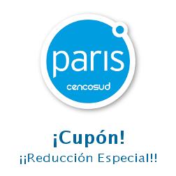 Logo de la tienda París con cupones de descuento