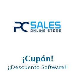 Logo de la tienda PC Sales Online con cupones de descuento