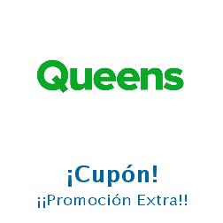 Logo de la tienda Queens con cupones de descuento