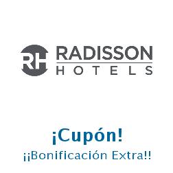 Logo de la tienda Radisson Blu con cupones de descuento