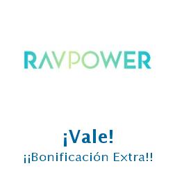 Logo de la tienda RAVPower con cupones de descuento