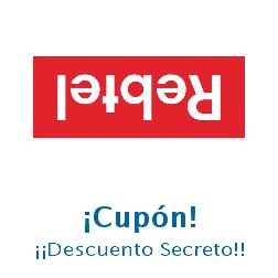 Logo de la tienda Rebtel con cupones de descuento