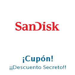 Logo de la tienda SanDisk con cupones de descuento