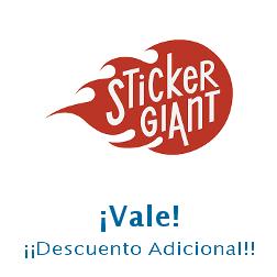Logo de la tienda StickerGiant con cupones de descuento