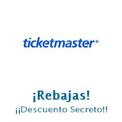 Logo de la tienda Ticketmaster con cupones de descuento