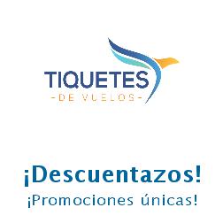 Logo de la tienda Tiquetes de Vuelos con cupones de descuento