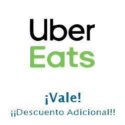 Logo de la tienda Uber Eats con cupones de descuento