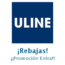Logo de la tienda Uline con cupones de descuento