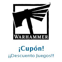 Logo de la tienda Warhammer con cupones de descuento